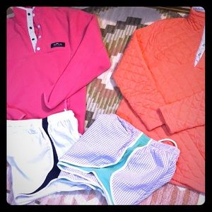 Pink top 2shorts! listed separately with details